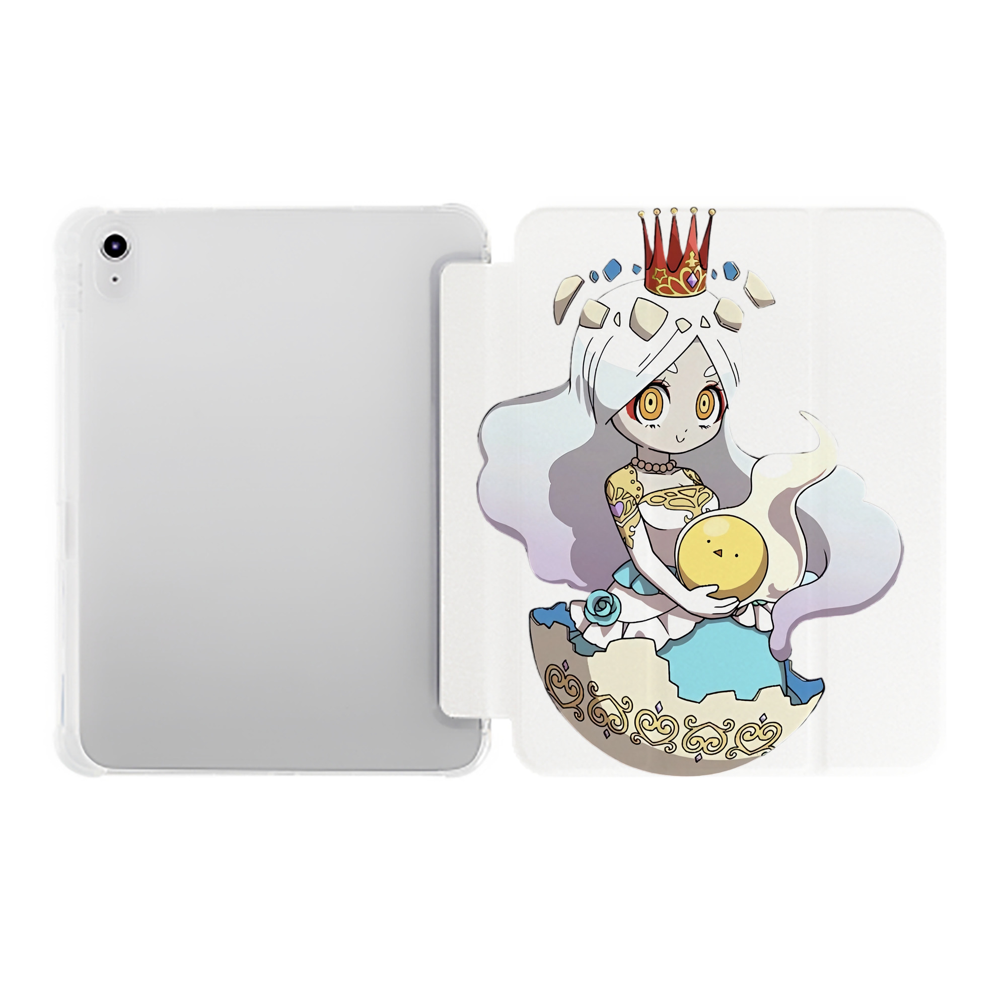 （画像用） 妖怪ウォッチ Yo-kai Watch IPad ケース ペン収納付き 三つ折りスタンド PUレザー×シリコン 対応機種9.5/10.5/10.9インチ